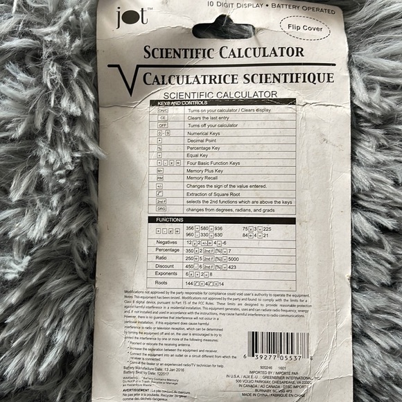 Jot Mini Scientific Calculator - Picture 3 of 3